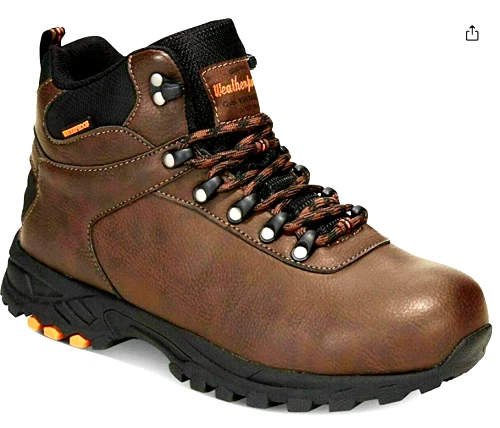 Weatherproof Vintage Men's Jason Waterproof Hikers Boots Shoes Brown size 13 M