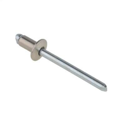 Qty 4000 Dome Rivet 73 STS 5-2 STAINLESS SHELL / STEEL Stem (4mm x 7 ...