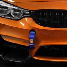 Blue Jdm Domo Kun Racing Drift Rally Car Tow Towing Strap Belt Hook Universal 1x