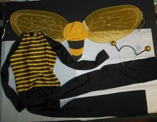 Dance Costume Boy's Hornet Costume zipperback jumpsuit spandex wings antennae