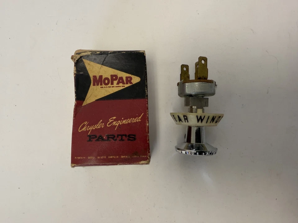 Dodge Dart Phoenix Pioneer 1961 interruptor de descongelación de ventana trasera 2197442 nuevo en stock Foto 2 de 4