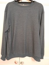 Blue Thin Cotton Sweatshirt Size 2XL. V G C