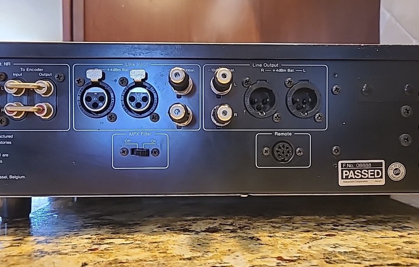 Nakamichi MR1 Professional 3 Head Cassette Deck. XLR, 1/4" and RCA