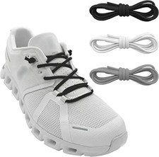 3 Pairs Elastic Shoe Laces Laces for on Cloud,Stretch round Shoe Strings