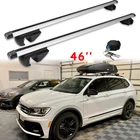 For VW Tiguan 2001-2024 46" Roof Rack Cross Bar Aluminium Luggage Cargo Carrier