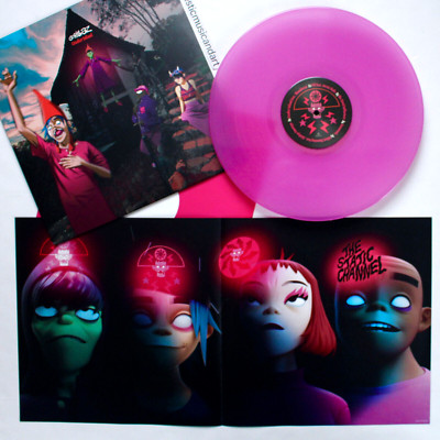RARE VIOLET VINYL DLX GORILLAZ CRACKER ISLAND LP POSTER BAD BUNNY STEVIE NICKS
