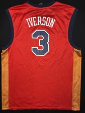 Rare Allen Iverson Syracuse Nationals NBA Basketball jersey sz XL "Nats" 1954-55