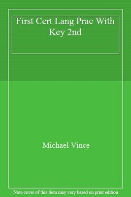 First Certificate Language Practice: With Key,Vince Michael