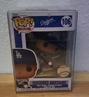 Funko Pop! MLB Shohei Ohtani #106 LA Dodgers with Pop Protector.