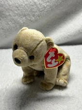 Ty Beanie Babies Almond The Bear Brown 1999 Stuffed Animal Plush Toy New NWT