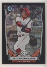 2014 Bowman Prospects Chrome Black Wave Refractor Seth Mejias-Brean #BCP104 g1z