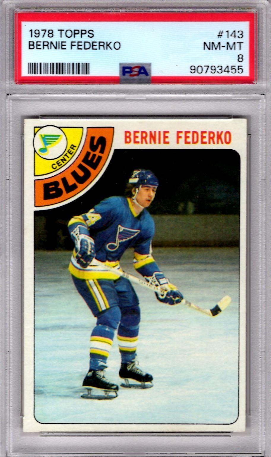 1978 Topps Bernie Federko PSA 8 NM-Mt # 143 RC Rookie