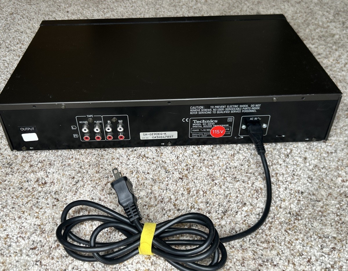 TECHNICS SH-GE90 Digital Sound Processor Graphic Equalizer