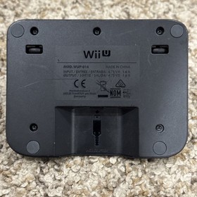 Genuine OEM Nintendo Wii U Gamepad Black Charge Dock Cradle WUP-014 Tested