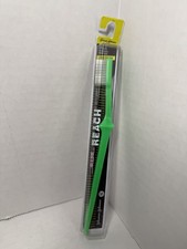 Vintage 80s Reach Plus Toothbrush Long Head RARE NEON. MEXICO-SEALED IN PACKAGE