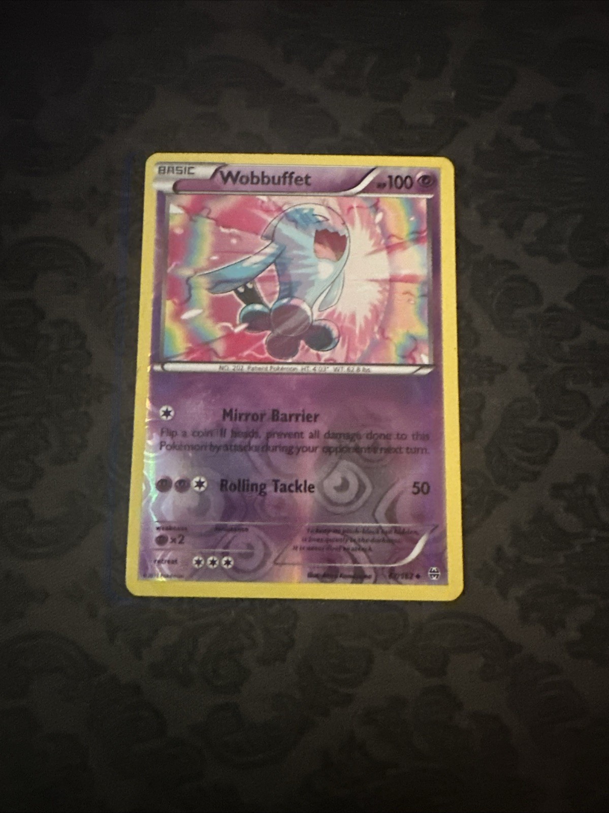 Wobbuffet XY - BREAKthrough 67/162 Reverse Holo Pokemon Trading Card 2015