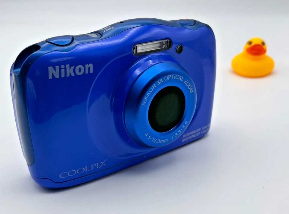 Nikon Coolpix W100 [NEAR MINT] Blue Waterproof Digital Camera From Japan 131 - Image 2 of 4