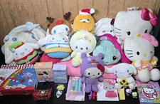   Sanrio Plush Toy Mega Bundle Hello Kitty Cinnamoroll Squishmallows Gudetama