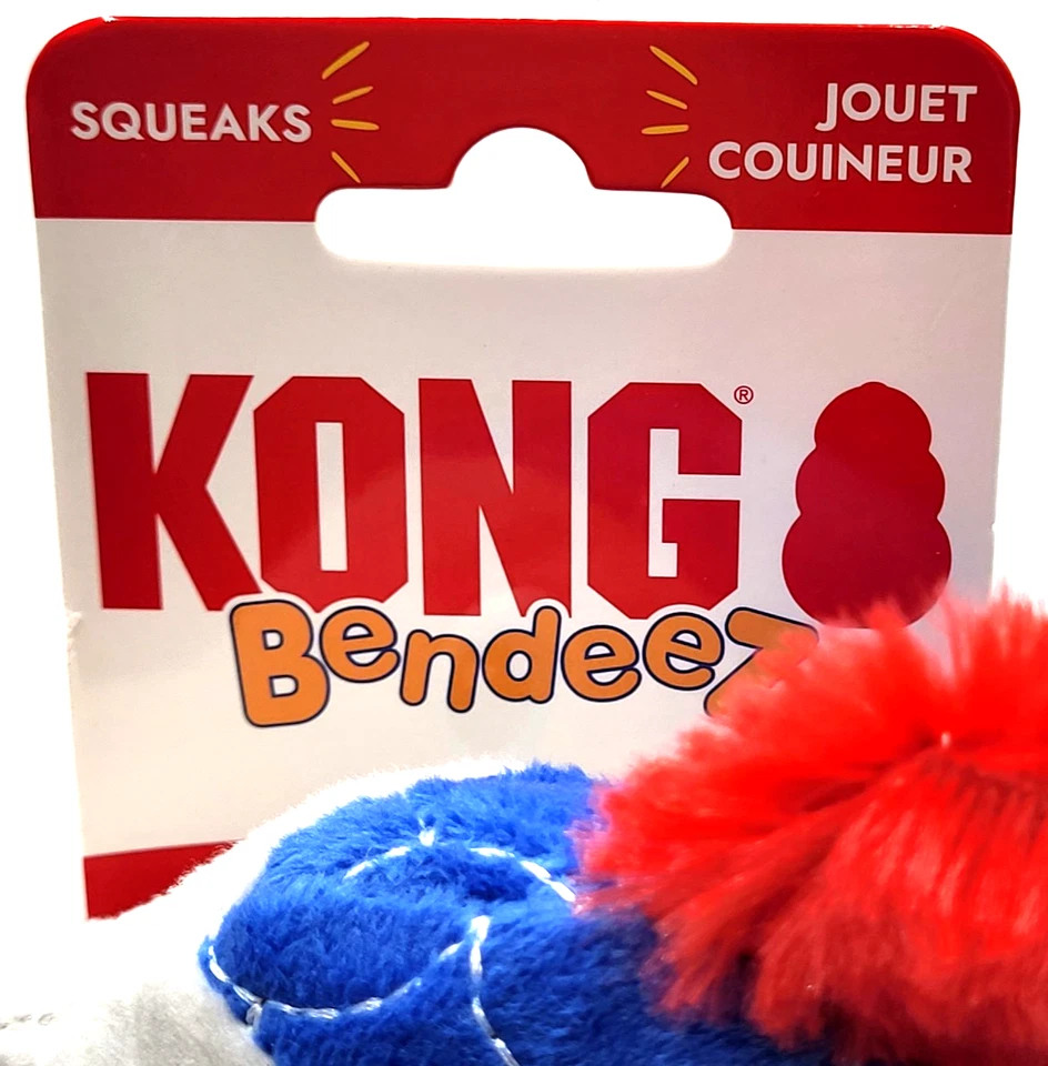 KONG Bendeez Pájaro Grande Chirriante Arrugado Peluche Perro Cuerda Juguete 17" Foto 2 de 4