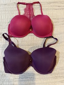 LOT of 10 Women's VICTORIA'S SECRET Underwire Bras Size 32DDD (8) & 34DD (2)