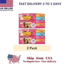  2 pack Purina Friskies Surfin' and Turfin' Variety Pack Cat Food 5.5 oz 40 Pack