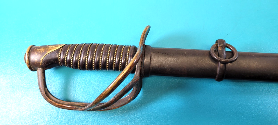 Civil War US Model 1860 Emerson & Silver Cavalry Saber Sword + Scabbard ...