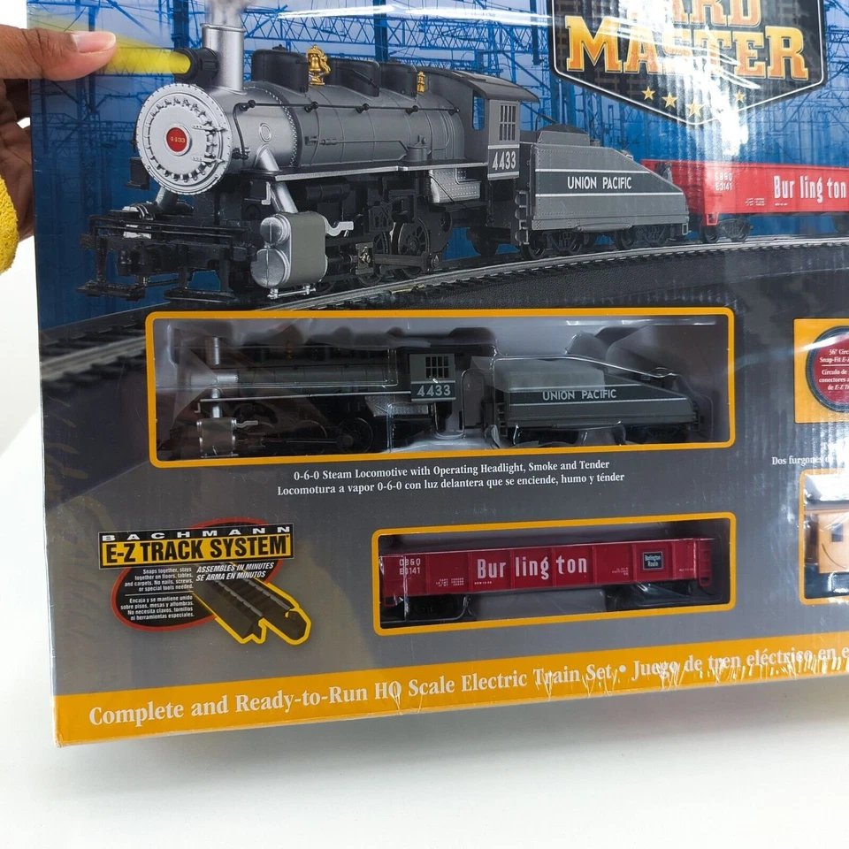 NEW Bachmann Yard Master HO Scale Gauge Steam Ready to Run EZ Track 00761 SEALED - Image 4 of 4
