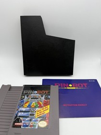Pin Bot Game (Nintendo NES System 1990) Original NES Complete in Box - CIB
