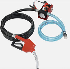 Uimoso 12V DC Electric Fuel Transfer Pump forDiesel Kerosene 10 GPM with NozzleK