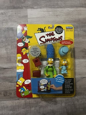 The Simpons SUNDAY BEST MARGE & MAGGIE Playmates Interactive Figure NEW Series10