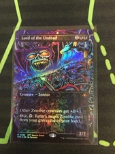 MTG Magic The Gathering Lord Of The Undead Foil SPG Mythic Borderless Zombie