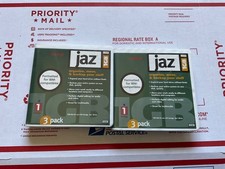 Lots of 2 JAZ DISK CARTRIDGE IOMEGA 1GB FOR BACKUP IBM COMPATIBLE