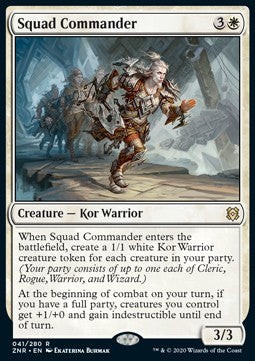 Magic/MTG Squad Commander ZNR-41 Rare Englisch NM