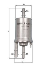Kraftstofffilter KNECHT KL 871 Leitungsfilter für SEAT SHARAN 7N1 711 710 7N2 VW