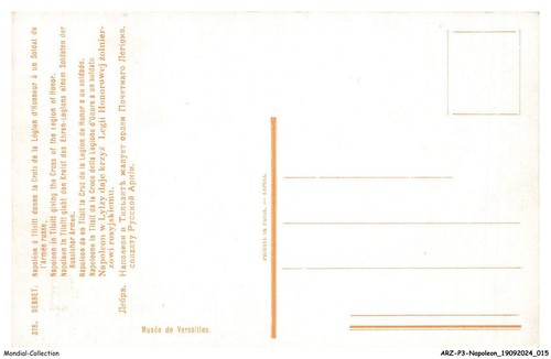ARZP3-0153-NAPOLEON - MUSEE DE VERSAILLES - DEBRET - NAPOLEON A L'ILLSIT DONNE - Bild 2 von 2