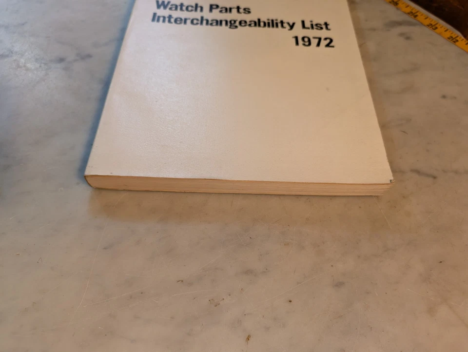 Reloj Seiko 1972 Piezas Intercambiabilidad Lista Libro Plus Catálogo Suplemento Foto 4 de 4