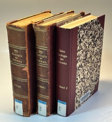 Geologie der Schweiz. Band 1, 2/I und 2/II. Drei Bände. Heim, Albert: 1996522