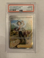 2023 Pokémon SWSH Full Art Cheren’s Care Crown Zenith #GG58/GG/70 PSA GEM MT 10