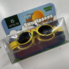 Optix 55 Baby UV 400 Protection Yellow Sunglasses with Carrying Pouch