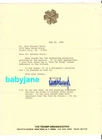 DONALD J. TRUMP SIGNED 1989 LETTER REGARDING GIFT OF PAINTING TOUR DE TRUMP