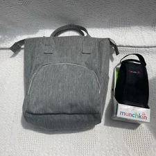 NEW Munchkin Deluxe Auto Baby Bottle Warmer Black & Used Insulated Backpack