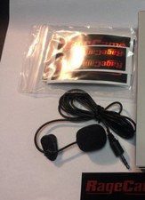 STEREO MIC MICROPHONE LAPEL CLIP ON 6'PLUG AUDIO IN FOR TOMTOM BANDIT TOM TOM