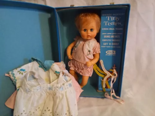 Vintage Teeny Scenic Tiny Tears in Original Case 