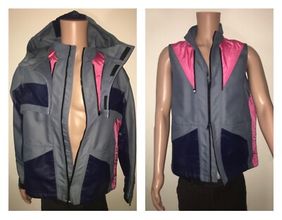 NEW $4000 VALENTINO COLLECTIBLE! 2-IN-1 TECH JACKET & VEST SPRING SUMMER 36 38