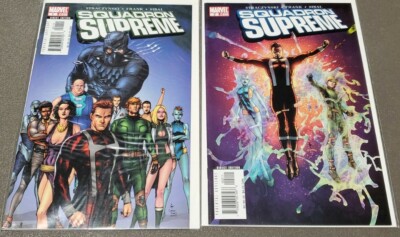 Squadron Supreme Direct Edition #s 1 & 2 Marvel Comic Books
