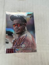 Domingo Leyba 2020 Topps Stadium Club Chrome Rookie Auto Gold #UADL #17/50 NrMt