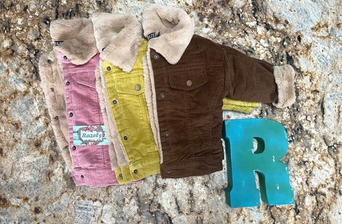 Vintage Corduroy Cowboy Jacket: Brown Sherpa Lined - Size 6/7 & 7/8 - Picture 10 of 10