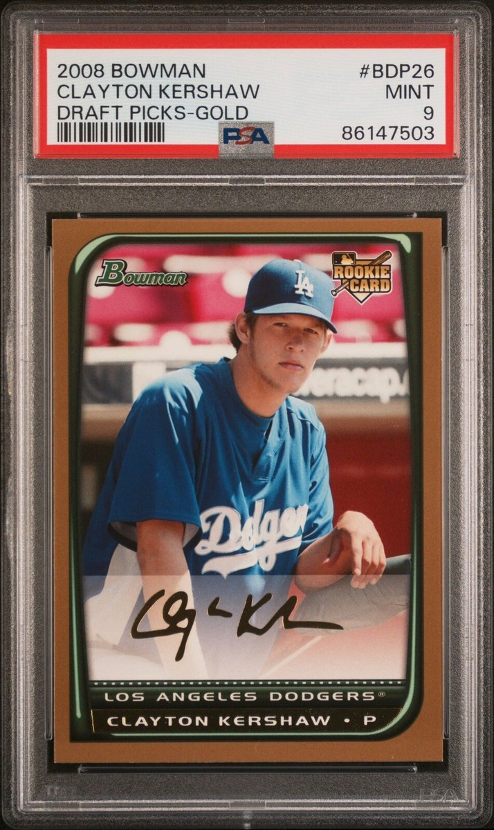 2008UD クレイトン・カーショー RC 2008 Bowman Draft RC ルーキー クレイトン・カーショウ