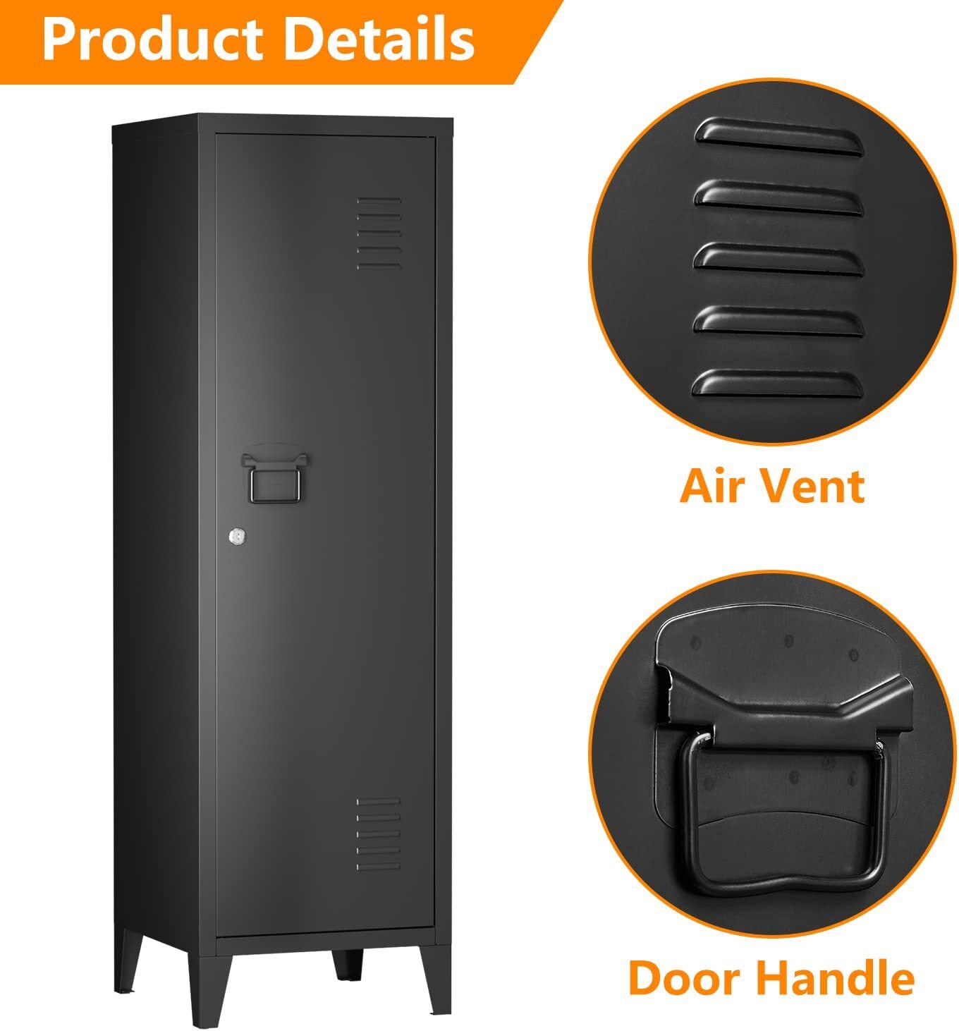 Metal Locker Storage inch Lockable Storage for Home