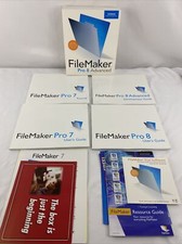 FileMaker Pro 8 Advanced Box Manuals also include Version 7 Manuals - No Disks